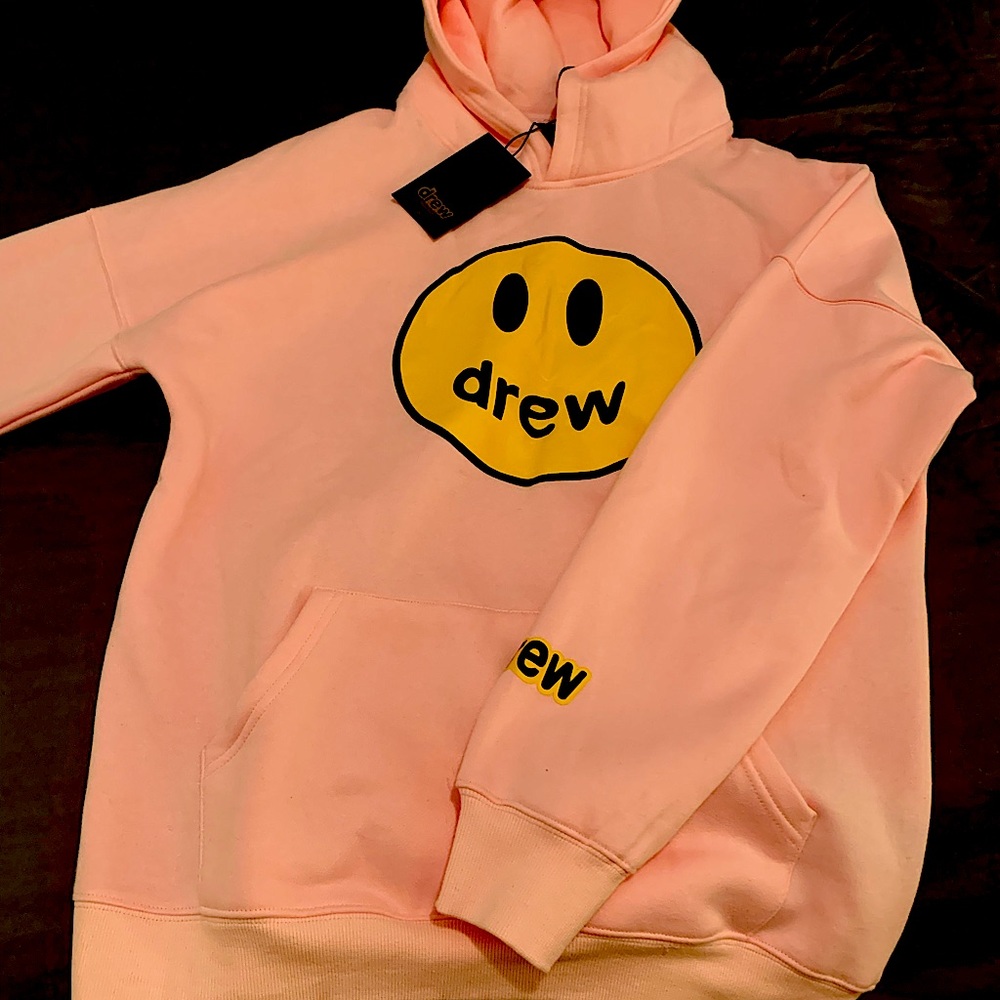 NEW with tag and original plastic bag - Pink sweatshirt Drew House- Large size